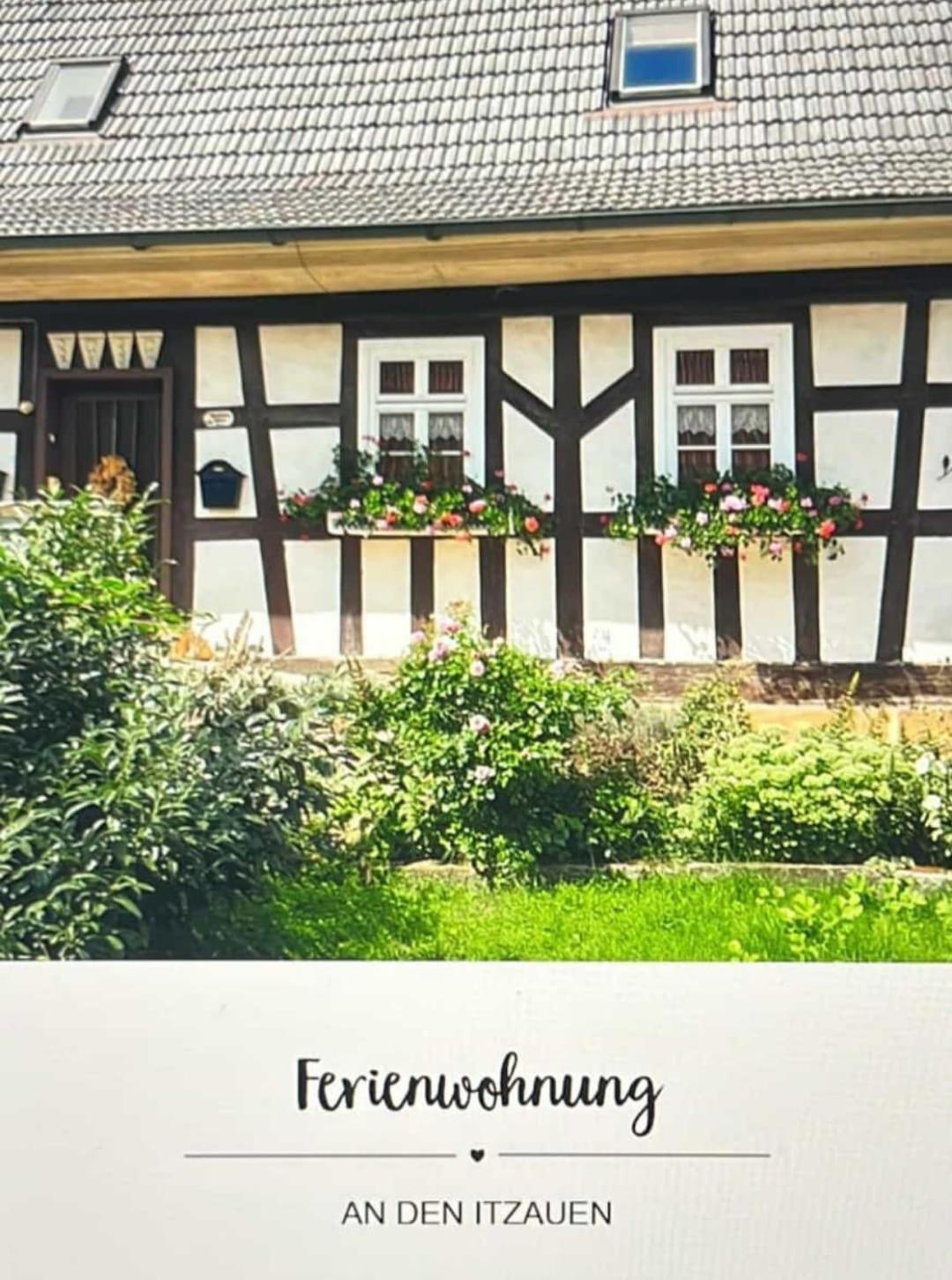 Ferienwohnung An Den Itzauen Großheirath エクステリア 写真